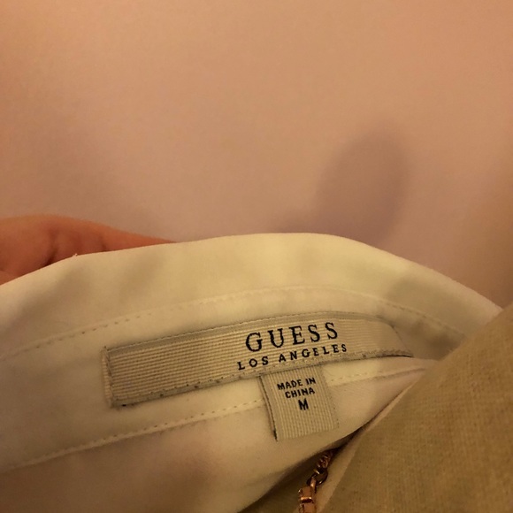 Guess white button down blouse - Picture 6 of 6